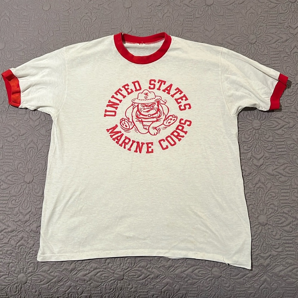 VINTAGE US Marine Corps T-Shirt circa 1990